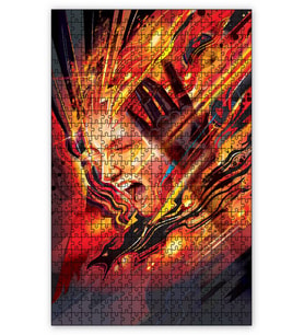 Cakapuzzle Dark Phoenix Jean Grey Art Puzzle Yapboz MDF (Ahşap) (500 Parça)