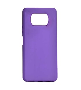 Xiaomi Poco X3 Kılıf Zore Biye Silikon Kılıf (Mor)