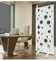 Liar Ahşap Seperatör (Paravan) - KSP50 - (85 x 210 cm) - (18 mm) (Beyaz)