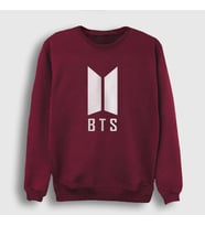 Presmono Unisex Beyaz Doors Bts Sweatshirt 22039tt (Bordo)