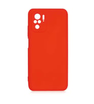 Xiaomi Poco M5S Kılıf Kamera Korumalı iÇi Süet Dokulu Lansman Tipi Silikon (Kırmızı)