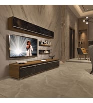 Decoraktiv Eko 5 Mdf Std Tv Ünitesi Tv Sehpası (Pera-Siyah Mermer)
