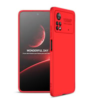 Xiaomi Poco X4 Pro 5G Kılıf Zore Ays Full Koruma Kılıf (Kırmızı)