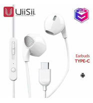 UİİSİİ C1 High-Quality Earphones Type-c Girişli Mikrofonlu Kablolu Kulaklık (Beyaz)