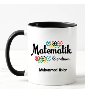 Matematik Öğretmeni  Kupa Bardağı (Siyah)