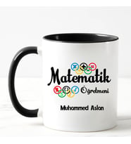 Matematik Öğretmeni  Kupa Bardağı (Siyah)