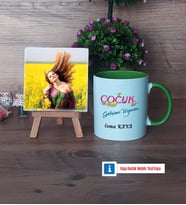 Çocuk Gelişim Uzmanı Fotoğraflı Dekoratif Taş, Kupa Bardak Beyaz Hediye Öğretmenler Günü Hediyesi (Model 14)