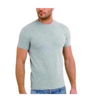 Yıldız Erkek Sıfır Yaka Lycralı T-shirt Fanila 3'Lü Paket -90-91-92 (Gri)