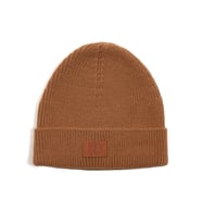 RTD&VLD  Porto Unisex Triko Atkı Bere Set Ekru (Camel)