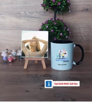 İnsan Kaynakları Uzmanı Fotoğraflı Dekoratif Taş, Kupa Bardak Beyaz Hediye (Model 11)