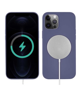 Apple iPhone 13 Pro Max Kılıf Zore Silksafe Wireless Kılıf (Mor)