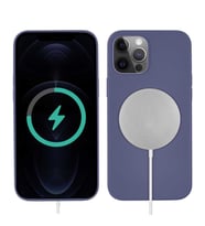 Apple iPhone 13 Pro Max Kılıf Zore Silksafe Wireless Kılıf (Mor)