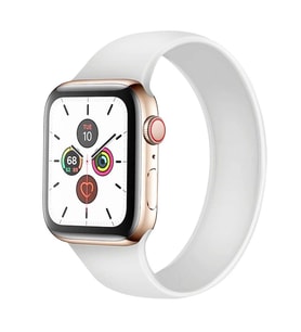 Apple Watch 44mm KRD-31 Solo Loop Medium Kordon (Beyaz)