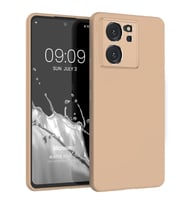 Microsonic Matte Silicone Xiaomi Mi 13T Pro Kılıf Siyah (Altın)