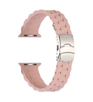 Apple Watch 38mm KRD-72 Silikon Kordon (Pembe)