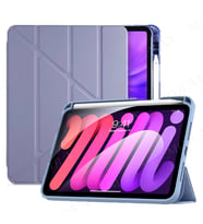 Apple iPad Pro 11 1. 2. 3. 4. Nesil Kılıf Kalem Şarj Bölmeli Case 2018 - 2022 (Leylak)