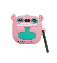Microsonic Samsung Galaxy Buds Live Kılıf Cartoon Figürlü Silikon Crtn-Fgr-Jms-Slvn (Pembe-Mavi)