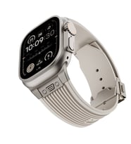 Watch 42mm KRD-113 Spor Görünümlü Silikon Kordon (Bej)
