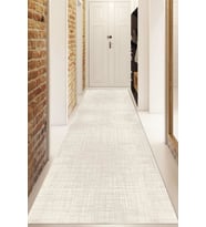 Dijital Baskılı Kaymaz Taban Yıkanabilir Modern Yolluk Ve Koridor Halısı NDU-HT-4 (Krem)