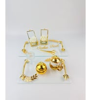 Embrace Gold Şeffaf Söz Tepsisi  (Beyaz)