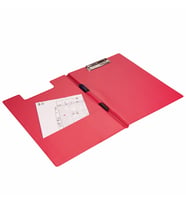 2K SEKRETERLİK KAPAKLI A4 PVC 24X32 CM SEKRETER TABLASI SEKRETER DOSYASI (Kırmızı)