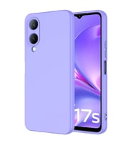 Vivo Y17S Kılıf Kamera Korumalı iÇi Süet Dokulu Lansman Tipi Silikon (Lila)