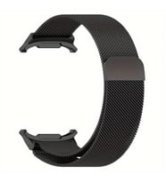 Microsonic Samsung Galaxy Watch Ultra Milanese Loop Kordon Siyah (Siyah)