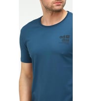 Adidas EF-3991 Erkek Battal Pamuklu Cotton T-Shirt  (İndigo)