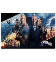 Cakapuzzle  Hızlı ve Öfkeli 8 Kadro  Puzzle Yapboz MDF (Ahşap) (1000 Parça)