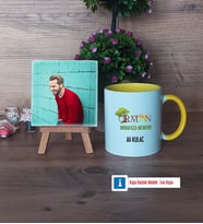 Orman Muhafaza Memuru Fotoğraflı Dekoratif Taş, Kupa Bardak Beyaz Hediye (Model 7)