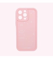 IPHONE 14 PRO; DESENLİ, KENARI ÇIKNTILI, DARBE ÖNLEYİCİ, KAMERA KORUYUCU LÜKS SİLİKON KILIF (Gül Kurusu)