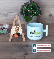 Diyetisyen Kupa Bardak Beyaz ve Fotoğraflı Ahşap Anahtarlık Hediye Diyetisyene Hediye Diyetisyenler Günü Hediyesi (Model 12)