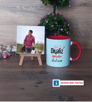 Diyaliz Teknikeri Fotoğraflı Dekoratif Taş, Kupa Bardak Beyaz Hediye Diyaliz Teknikerine Hediye (Model 2)