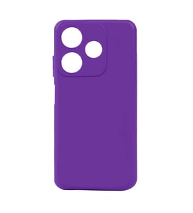 Kvy Tecno Spark 10C Biye Silikon Kılıf (Mor)