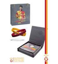 Galatasaray Orijinal Lisanslı 2'li Silikon Bileklik Hediyelik Ahşap Kutulu (Karışık)