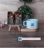 Öğretmenler Günü Hediyesi Fotoğraflı Dekoratif Taş, Kupa Bardak Beyaz Hediye (Model 8)