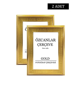 Boş Çerçeve Resim Çerçevesi Anı Çerçevesi Çerçeve Gold Çerçeve Siyah Çerçeve Beyaz Çerçeve 2 adet (Gold)