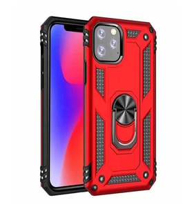 Mopal İPHONE İ11 Pro 5,9 İnç Yüzüklü Tank Telefon Kılıfları (Kırmızı)
