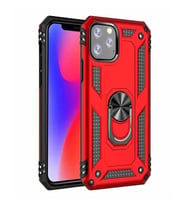 Mopal İPHONE İ11 Pro 5,9 İnç Yüzüklü Tank Telefon Kılıfları (Kırmızı)