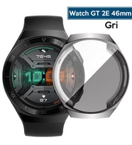 Ally Huawei Watch GT2E 46mm 360 Koruma Ultra Ince Silikon Kilif (Gri)