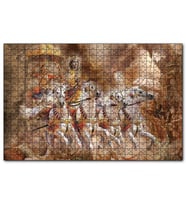 Cakapuzzle Lord Krishna Savaş Sahnesi  Puzzle Yapboz MDF (Ahşap) (500 Parça)