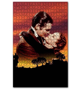Cakapuzzle Rüzgar Gibi Geçti Sahnesi Puzzle Yapboz MDF (Ahşap) (500 Parça)