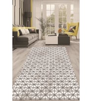 Dijital Kaymaz Taban Yıkanabilir Modern Renkli Salon Halısı Mutfak Halısı Yolluk ND-HT-386 (Gri)
