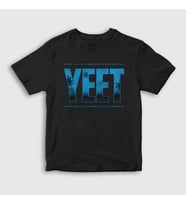 Presmono Unisex Çocuk Beyaz Yeet Ufc Mma Güreş Jey Uso T-Shirt 505287tt (Siyah)