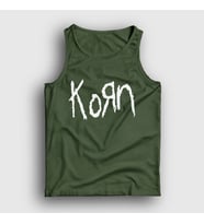 Presmono Unisex Sarı Logo Korn Atlet 92332tt (Haki)