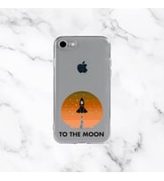 Iphone 7/8 Tasarım Kılıfları (103 Tasarım) (Siyah - Turuncu)