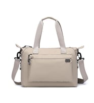 Smart Bags Ekstra Hafif Kumaş Kadın Omuz Çantası 3139 (Bej)