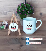 Göz Doktoru Kupa Bardak Kırmızı ve Ahşap Anahtarlık Hediye Tıp Bayramı Hediyesi (Model 4)