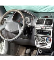 Meriç® Hyundai Accent Ön Torpido Kaplama Maun 14 Parça 2001-2005 (Alüminyum)