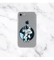 Iphone 7/8 Tasarım Kılıfları (103 Tasarım) (Açık Mavi-Siyah)